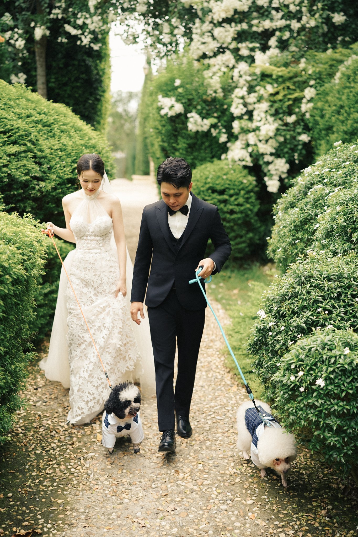 Pre-wedding by a garden pond — Pre-wedding, photo 15, Khuất Quang Huy