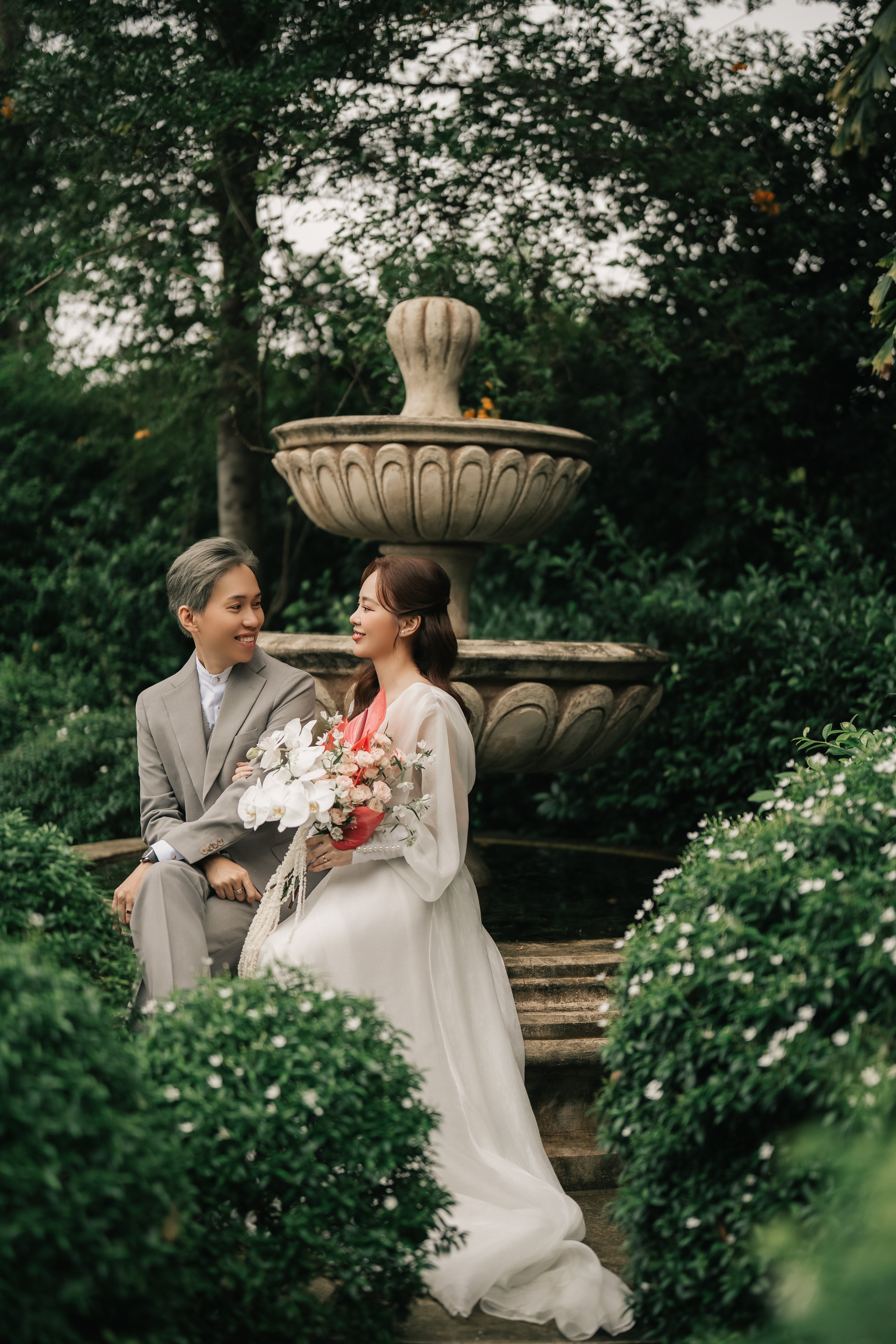 Pre-wedding at the Jardin garden — Pre-wedding, photo 22, Khuất Quang Huy