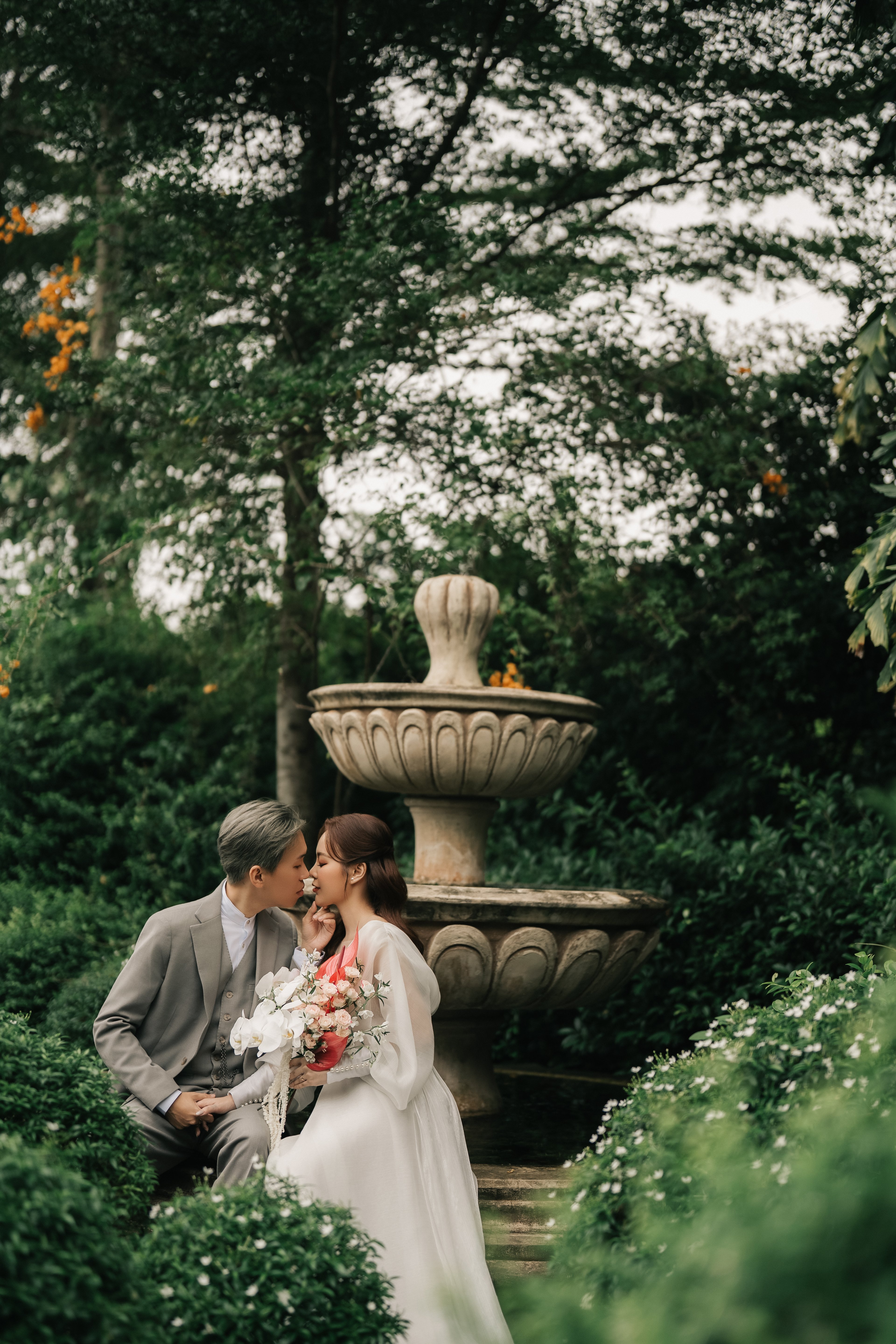 Pre-wedding at the Jardin garden — Pre-wedding, photo 23, Khuất Quang Huy