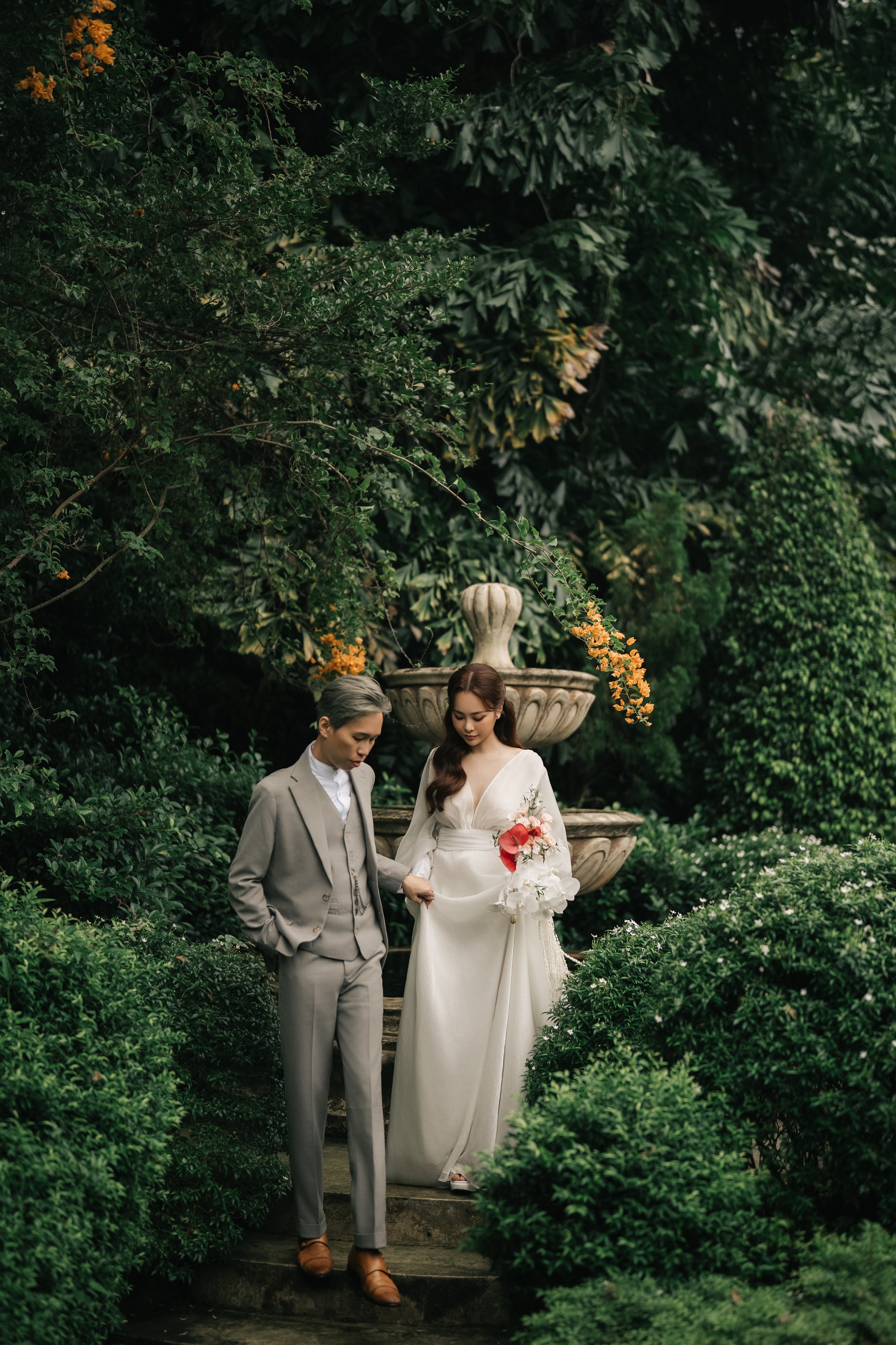 Pre-wedding at the Jardin garden — Pre-wedding, photo 24, Khuất Quang Huy