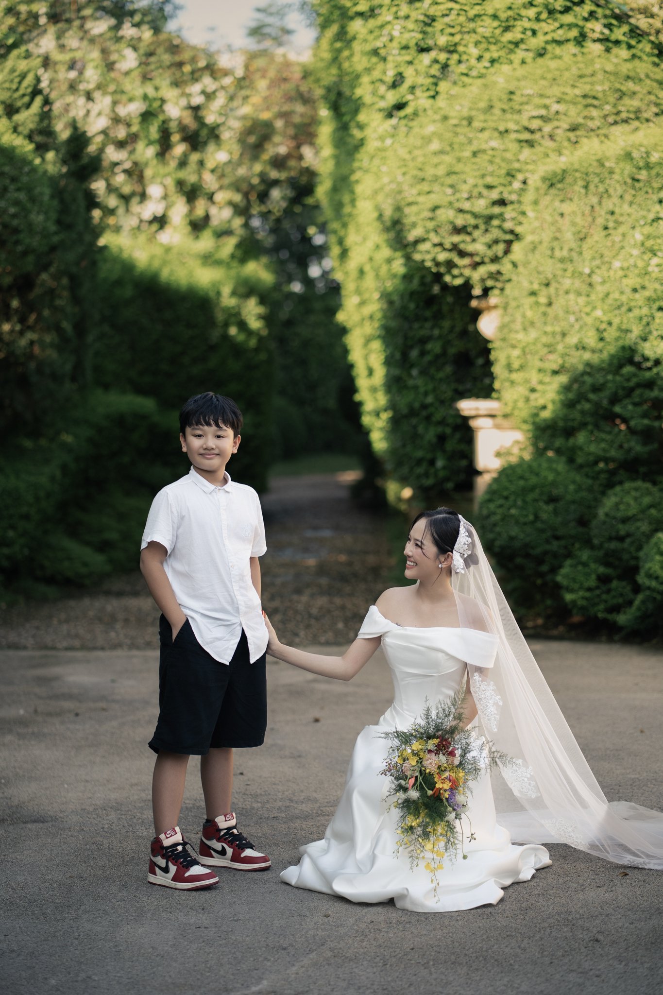 Pre-wedding in garden sunlight — Pre-wedding, photo 56, Khuất Quang Huy