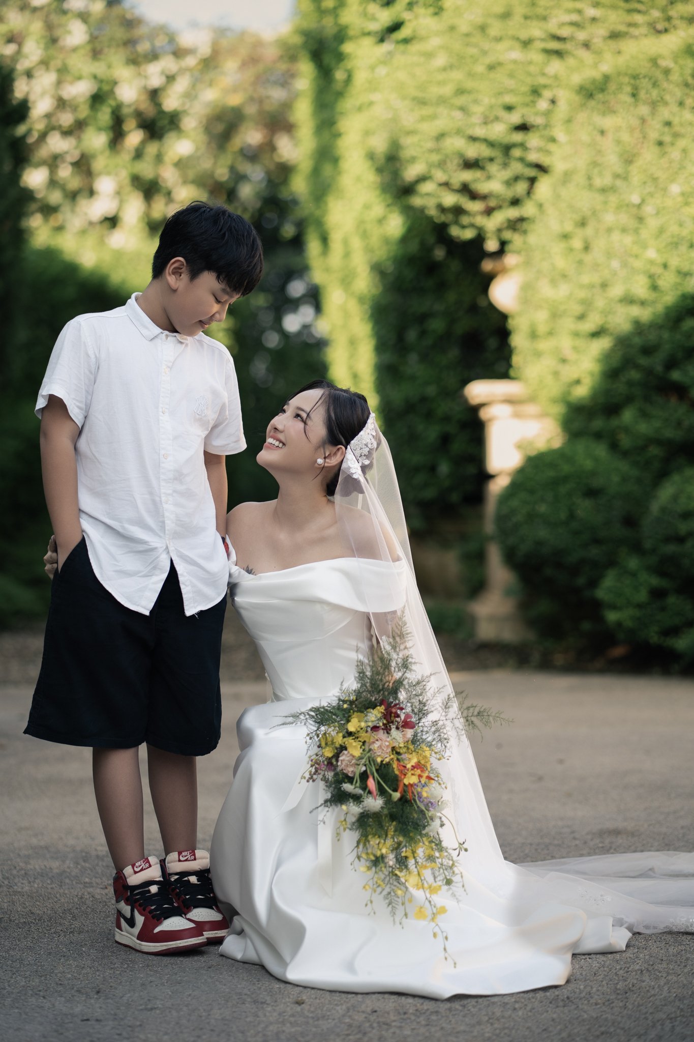 Pre-wedding in garden sunlight — Pre-wedding, photo 57, Khuất Quang Huy