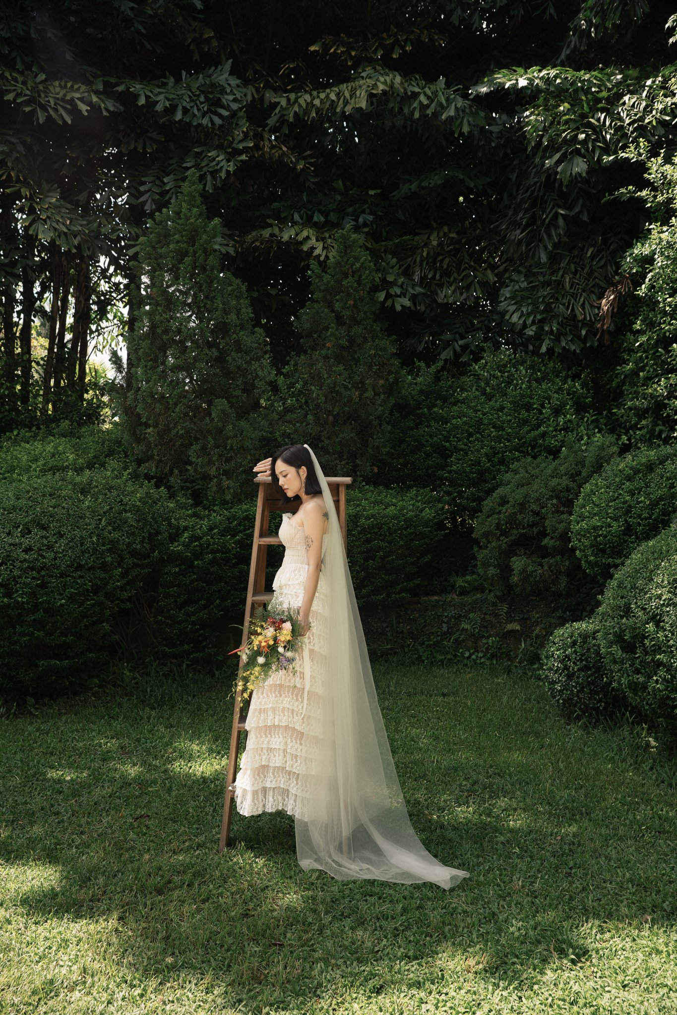Pre-wedding in garden sunlight — Pre-wedding, photo 91, Khuất Quang Huy