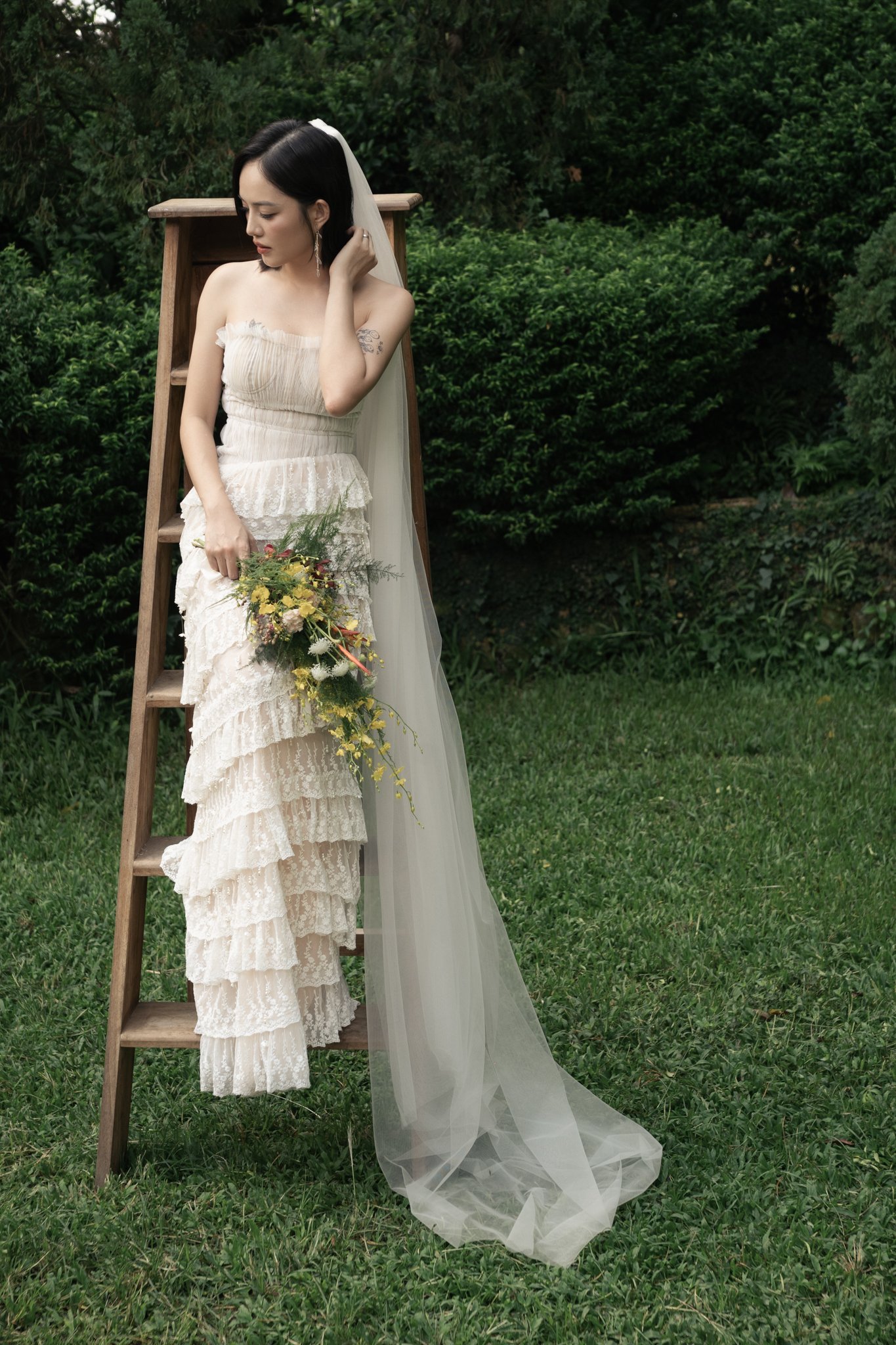 Pre-wedding in garden sunlight — Pre-wedding, photo 92, Khuất Quang Huy