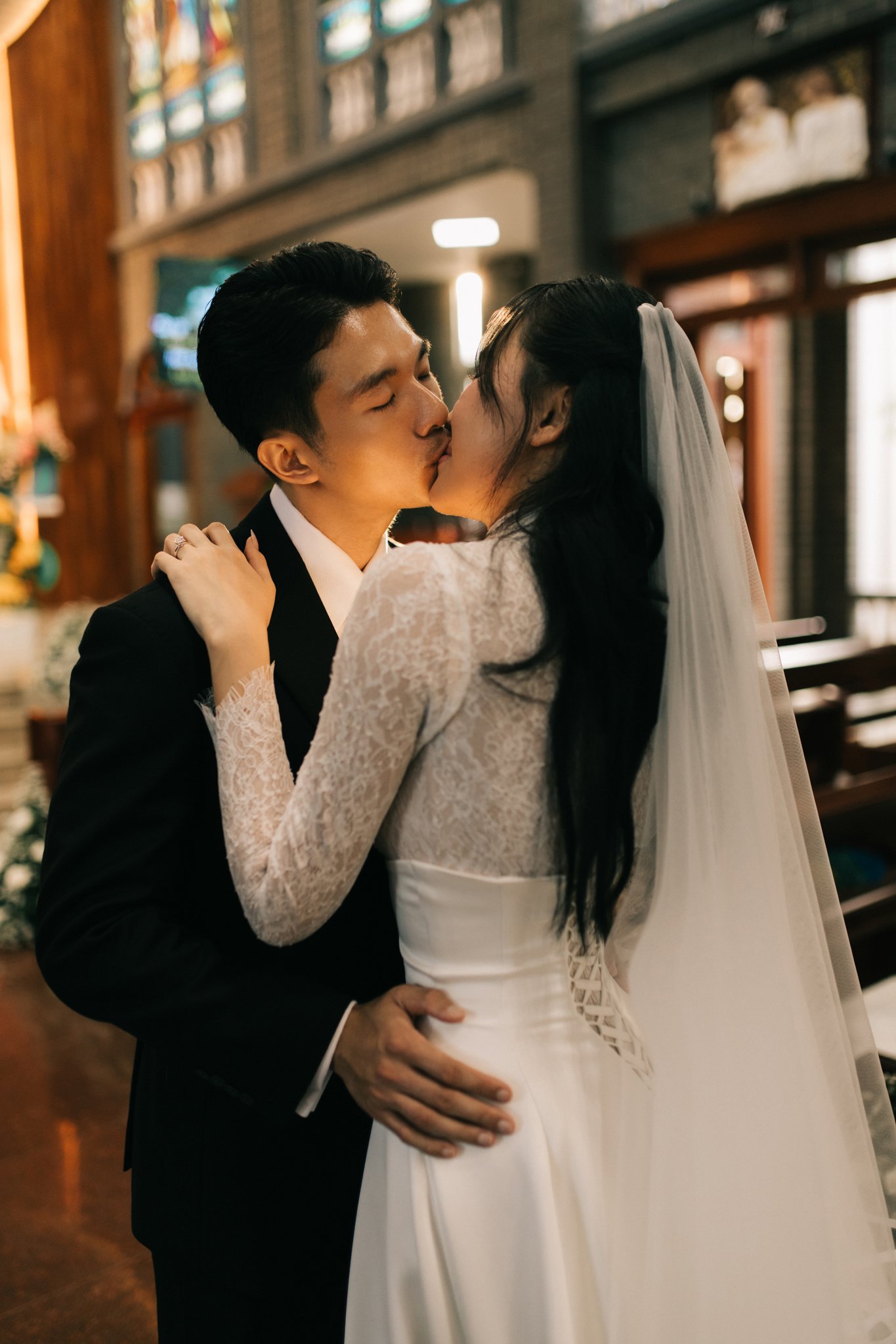 A church wedding — Wedding day documentary, photo 29, Khuất Quang Huy