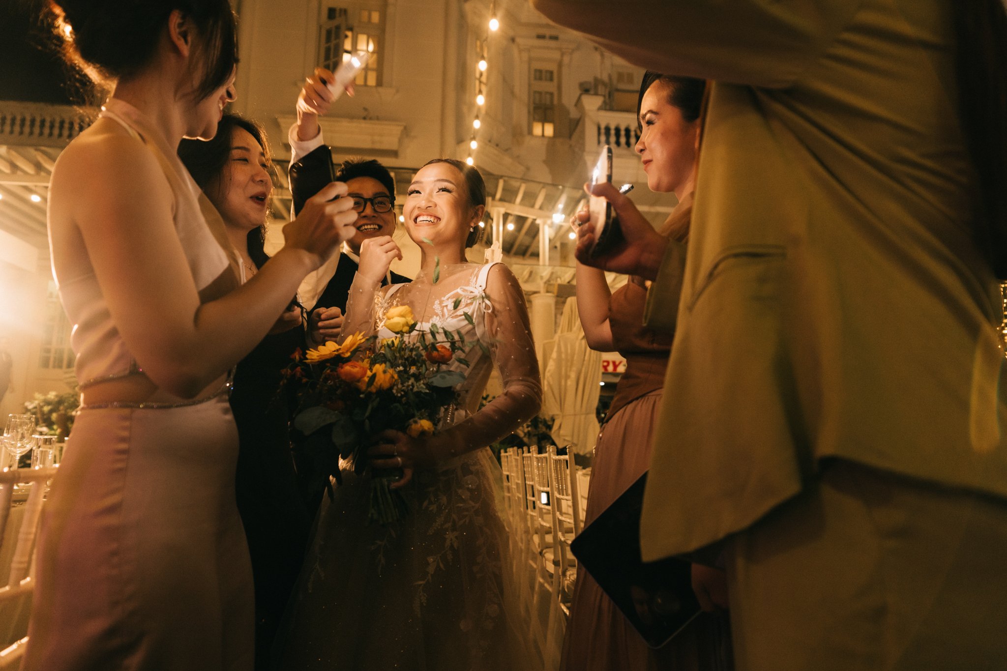 A garden wedding with sunflowers — Wedding day documentary, photo 5, Khuất Quang Huy