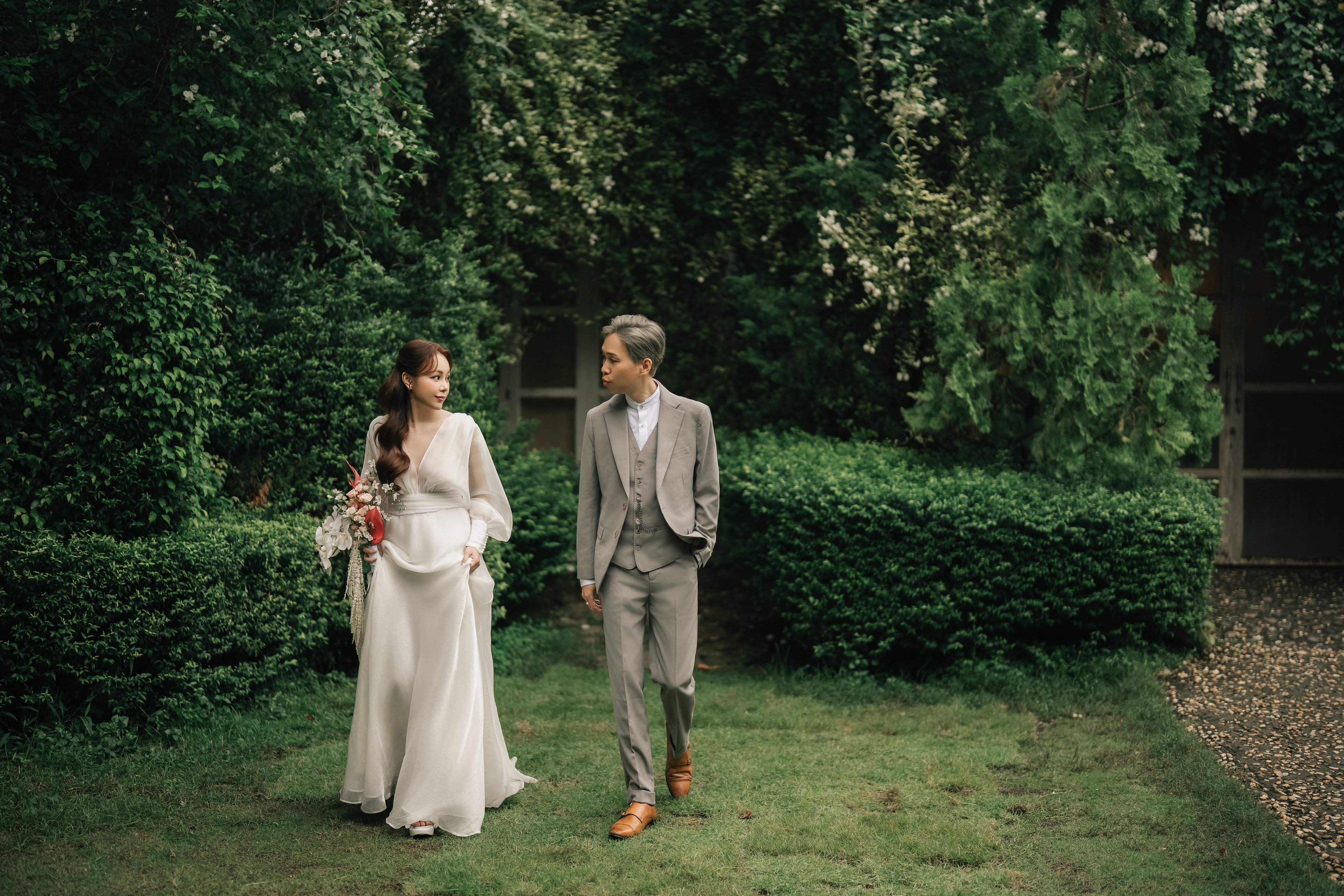 Pre-wedding at the Jardin garden — Pre-wedding, photo 13, Khuất Quang Huy