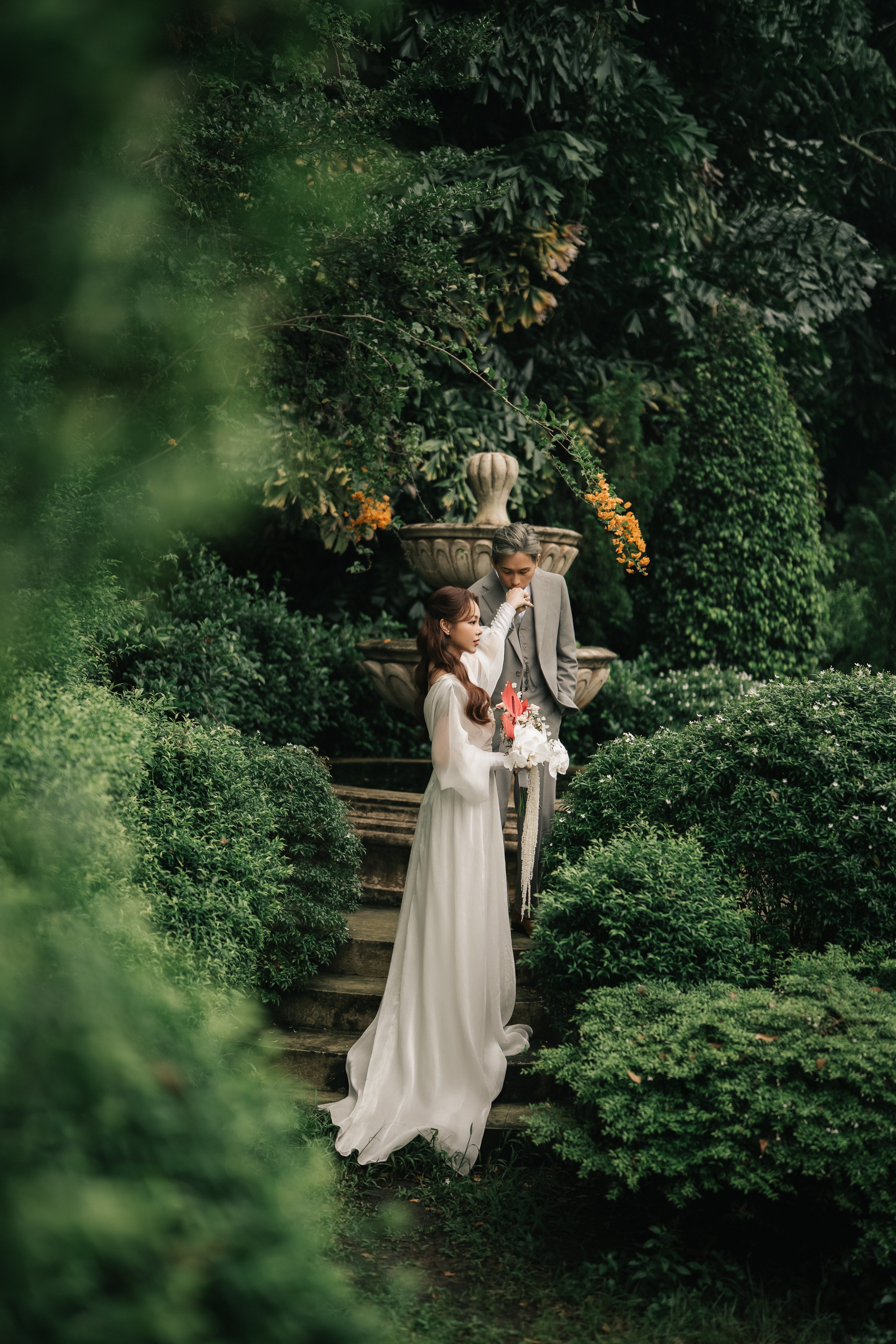 Pre-wedding at the Jardin garden — Pre-wedding, photo 27, Khuất Quang Huy